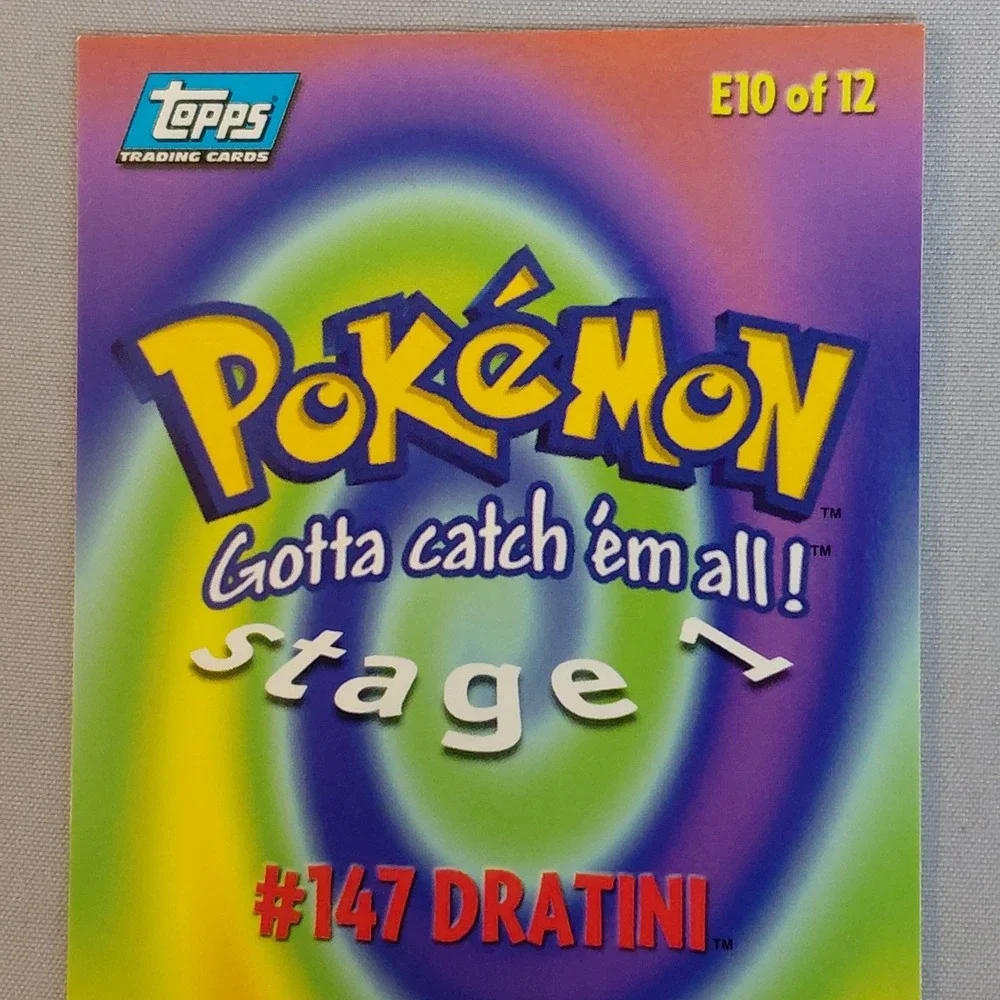 1999 Topps Pokemon First Movie EVOLUTION LOT Dragonite E12 Dragonair E11 Dratini